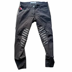 Animo Italy Motorcycle Riding Pants Womens IT 42 D36 Black Moto Armor